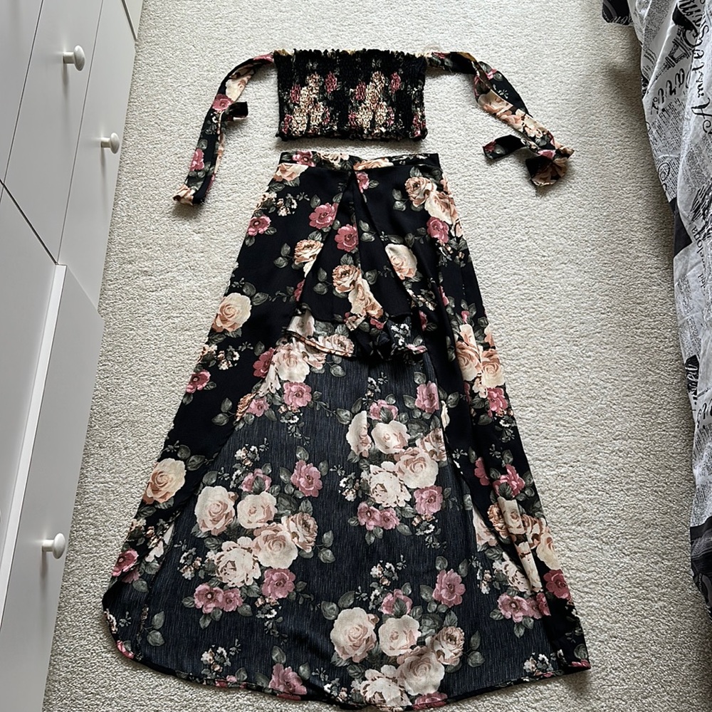 Floral two piece set